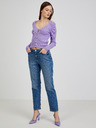 Orsay Lila Damen Cardigan mit Ausschnitten ORSAY