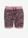ALPINE PRO Rosa gemusterte Damen-Trainingshorts ALPINE PRO Lonia