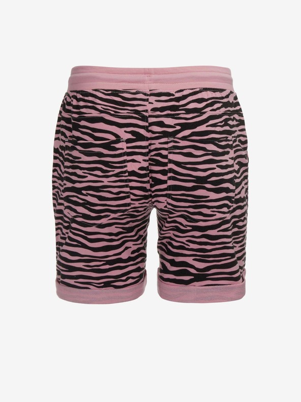 ALPINE PRO Rosa gemusterte Damen-Trainingshorts ALPINE PRO Lonia