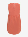 ALPINE PRO Orangefarbenes Mädchenkleid ALPINE PRO GUSTO