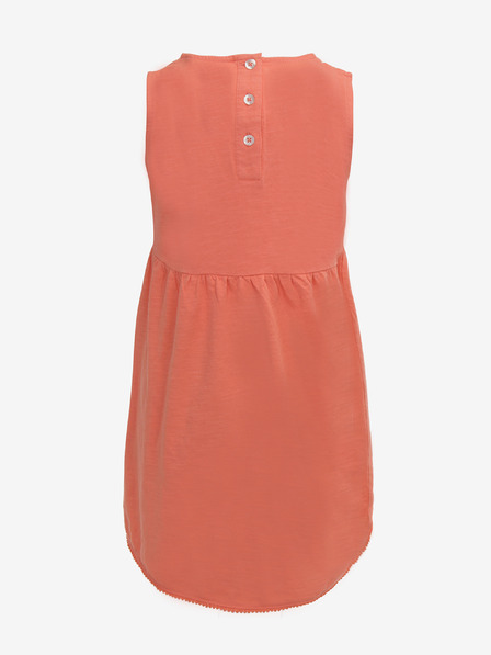 ALPINE PRO Orangefarbenes Mädchenkleid ALPINE PRO GUSTO