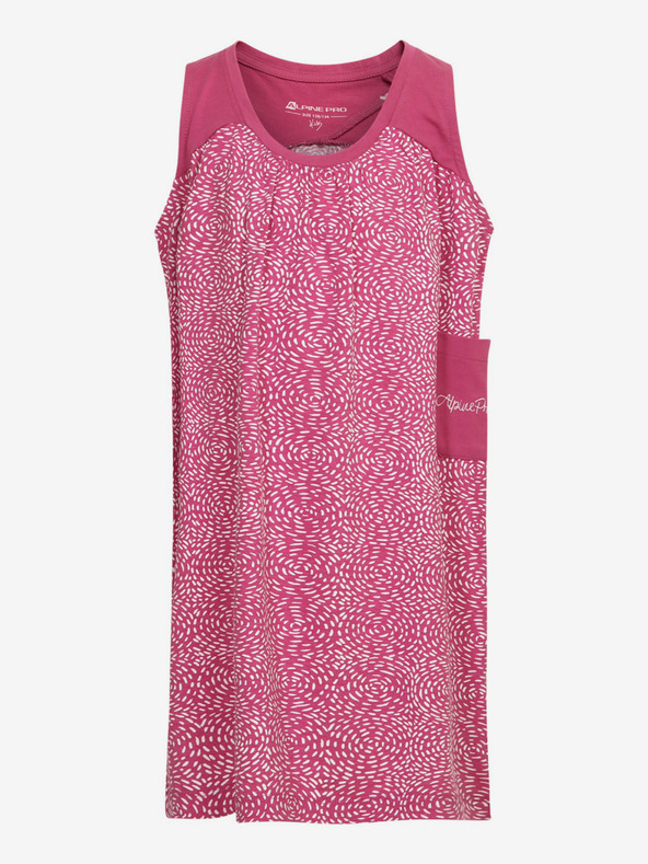 ALPINE PRO Rosa Mädchenkleid ALPINE PRO GORMO