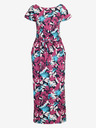 ALPINE PRO Blau und rosa gemustertes Damenkleid ALPINE PRO CODDA