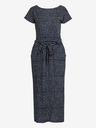 ALPINE PRO Dunkelblau gestreiftes Damenkleid ALPINE PRO CODDA