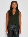 Noisy May Khakifarbene Pullover-Weste Noisy May Rossita