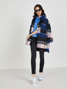 ONLY Blaues Damen-Sweatshirt mit Kapuze Weste ONLY Siva