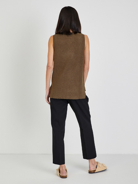 Vila VILA Ril Braun Damen Pullover Weste