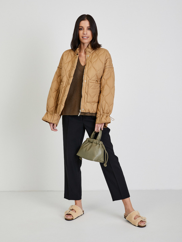 Vila VILA Ril Braun Damen Pullover Weste