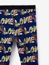 Desigual Dunkelblaue gemusterte Leggings für Mädchen Desigual Garden