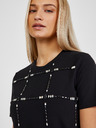 Liu Jo Schwarzes gemustertes Damen-Shirt Liu Jo