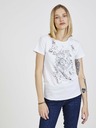 Liu Jo Weißes bedrucktes Damen-T-Shirt Liu Jo