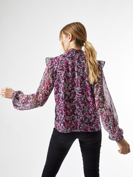 Dorothy Perkins Lila geblümte Bluse Dorothy Perkins