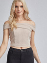 Dorothy Perkins Beigefarbenes Crop-Top Dorothy Perkins