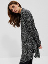 Moodo Schwarzes Moodo gemustertes Damen-Shirt