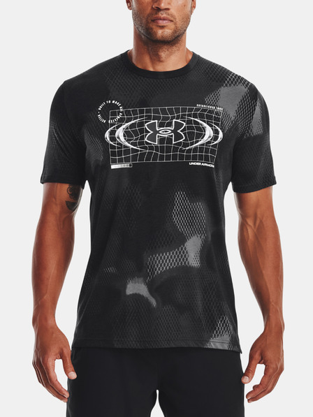 Under Armour Herrens T-Shirt Under Armour UA FBTL AOP METAL LOGO SS
