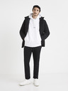 Celio Weißer Herren-Kapuzenpullover Celio Vesix