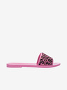 Melissa Melissa Savage Slide Schwarz und Rosa Damen Flip Flops