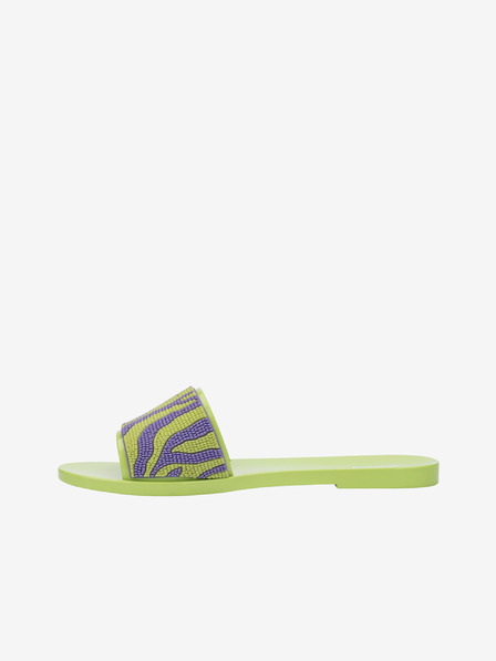 Melissa Lila und Grün Damen Melissa Savage Slide Flip Flops