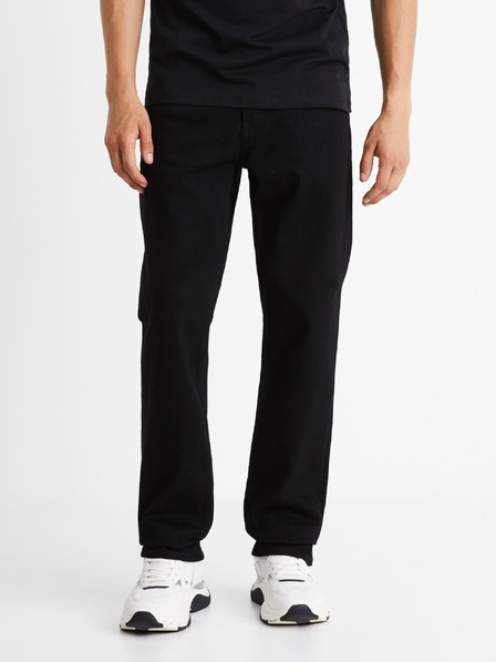 Celio Schwarze Herren-Jeans Celio Regular Fit