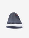 Rieker Dunkelblaue Herren-Sneakers aus Leder Rieker
