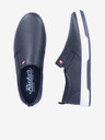 Rieker Dunkelblaue Herren-Sneakers aus Leder Rieker