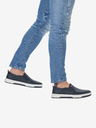 Rieker Dunkelblaue Herren-Sneakers aus Leder Rieker