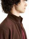 Celio Braunes Herren-Fleece-Sweatshirt Celio Cepolaire