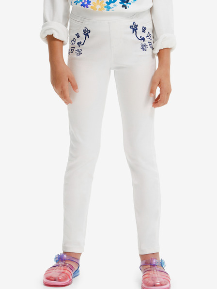 Desigual Weiße Desigual Verd-Jeans für Mädchen