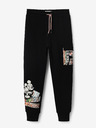 Desigual Desigual schwarz gemusterte Jogginghose Mickey für Jungen