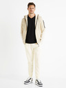 Celio Cremefarbene Herren-Sweatpants Celio Donewyoke