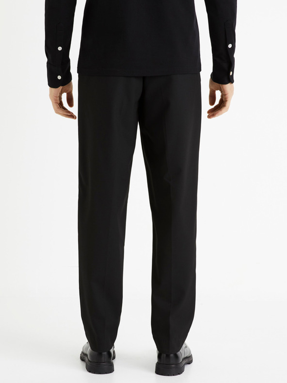 Celio Schwarze Herrenhose Celio 24H Dotape