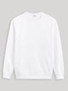 Celio Weißes Herren-Basic-Sweatshirt aus Baumwolle Celio Debiais
