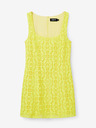 Desigual Gelbes Desigual Newcastle Damen-Spitzenkleid
