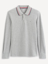 Celio Graues Herren-Poloshirt Celio Necetwoml