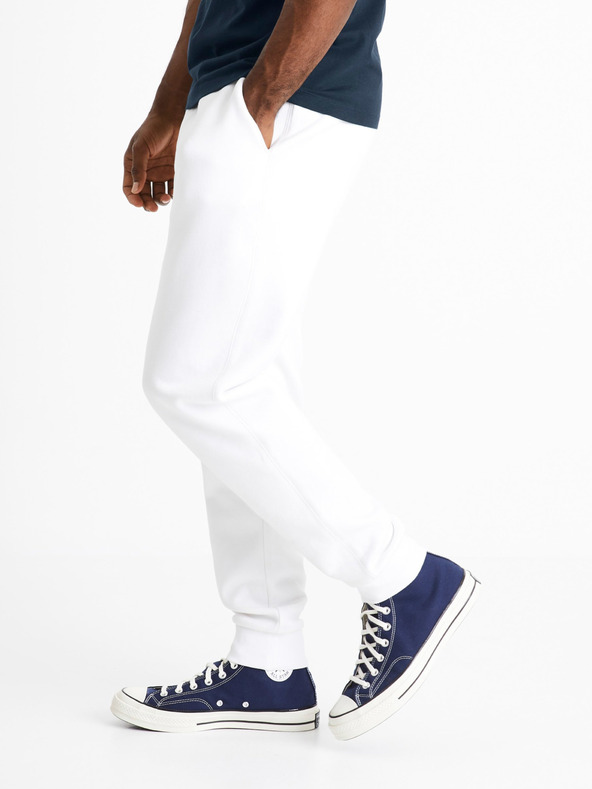 Celio Weiße Jogging-Trainingshose Celio Vojoggie