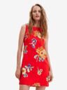 Desigual Desigual Sundance Rotes geblümtes Damenkleid