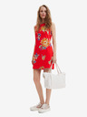 Desigual Desigual Sundance Rotes geblümtes Damenkleid