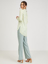 Orsay Hellgelbe Bluse mit Blumenmuster für Damen von ORSAY