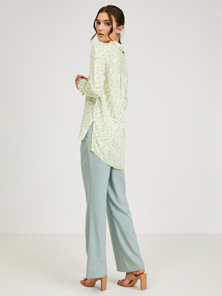 Orsay Hellgelbe Bluse mit Blumenmuster für Damen von ORSAY
