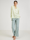 Orsay Hellgelbe Bluse mit Blumenmuster für Damen von ORSAY