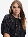 Desigual Schwarzes Damen-Spitzen-Top Desigual Lucca