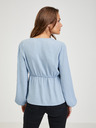 Orsay Hellblaue Damen Bluse ORSAY