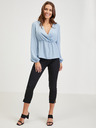 Orsay Hellblaue Damen Bluse ORSAY