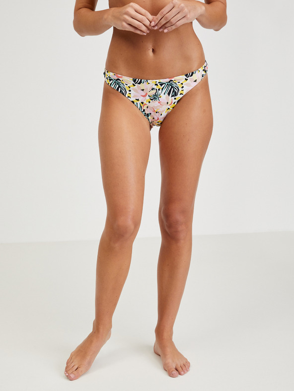 Orsay Grün-rosa gemusterter Damen Bikini Unterteil ORSAY