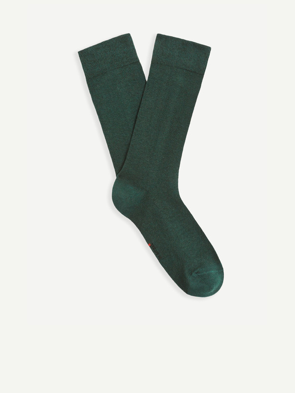 Celio Grüne hohe Socken aus Supima®-Baumwolle Celio Milof
