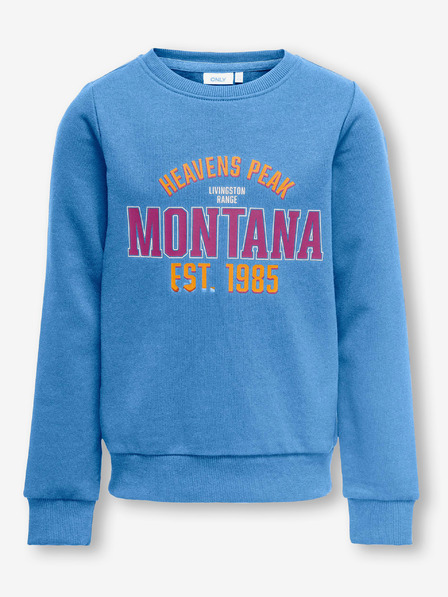 ONLY Blaues Mädchen-Sweatshirt ONLY Cali