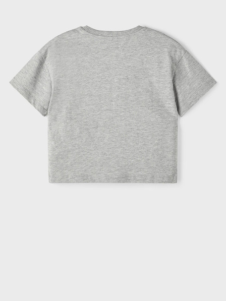 name it Grau gemustertes Mädchen-T-Shirt name it Balone
