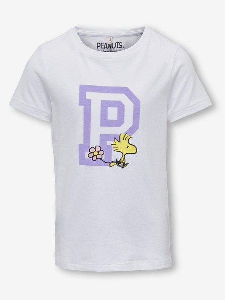 ONLY Weißes Mädchen-T-Shirt ONLY Peanuts