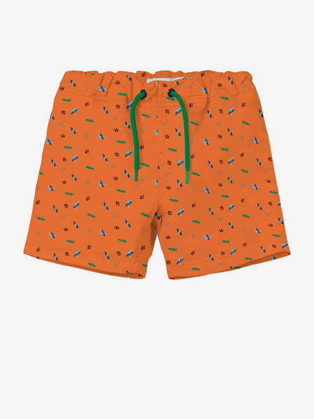 name it Orange gemusterter Badeanzug für Jungen name it Zimmi