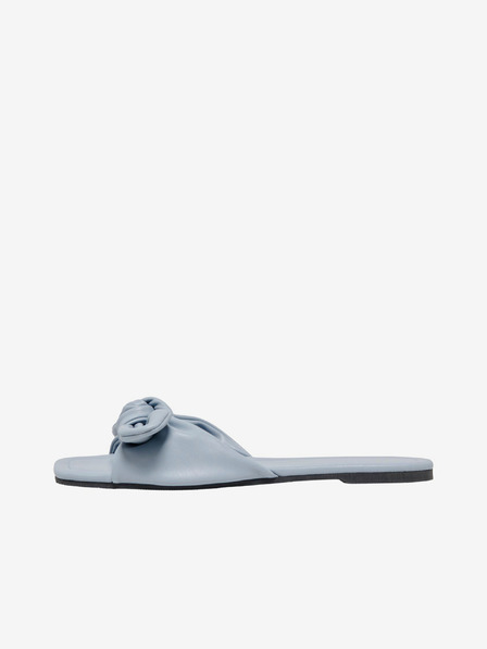 ONLY Hellblaue Damenslipper mit Schleife ONLY Millie